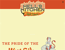 Tablet Screenshot of hellskitchenhotsauce.com